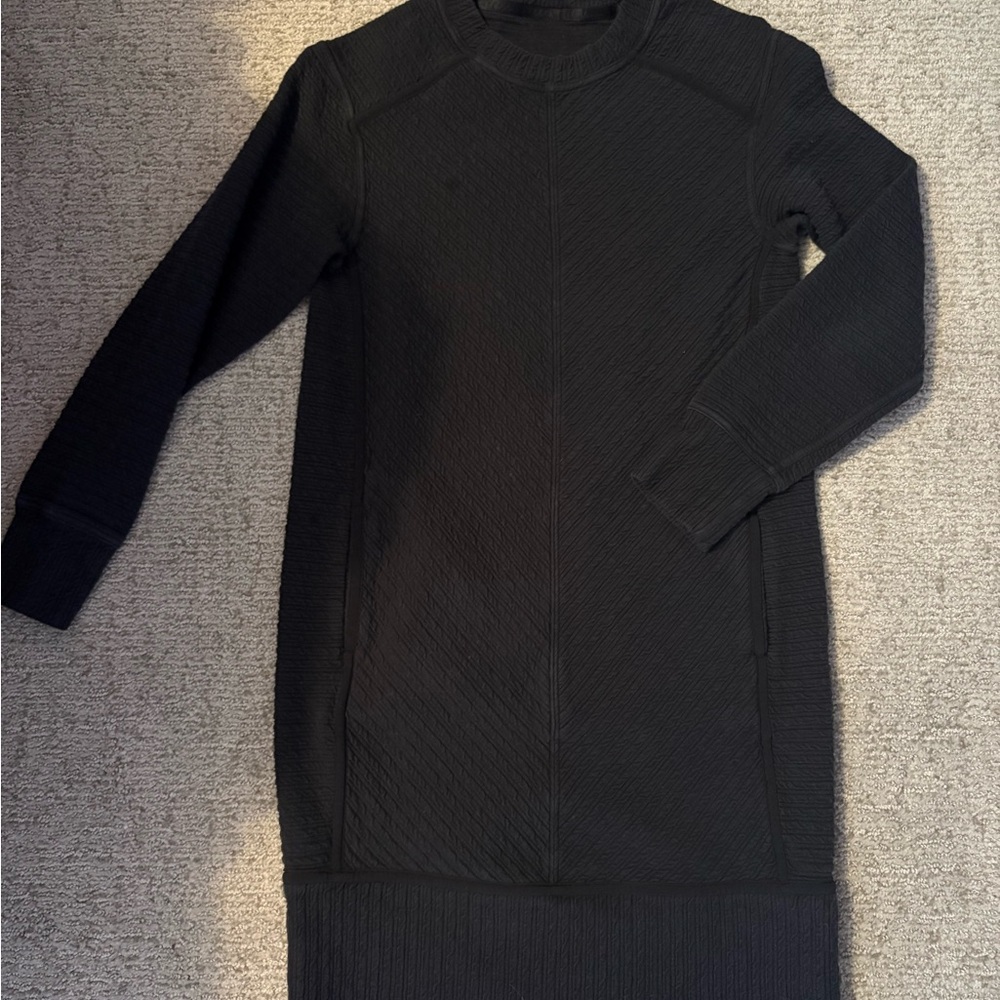 Lululemon Black Long Sleeve Dress